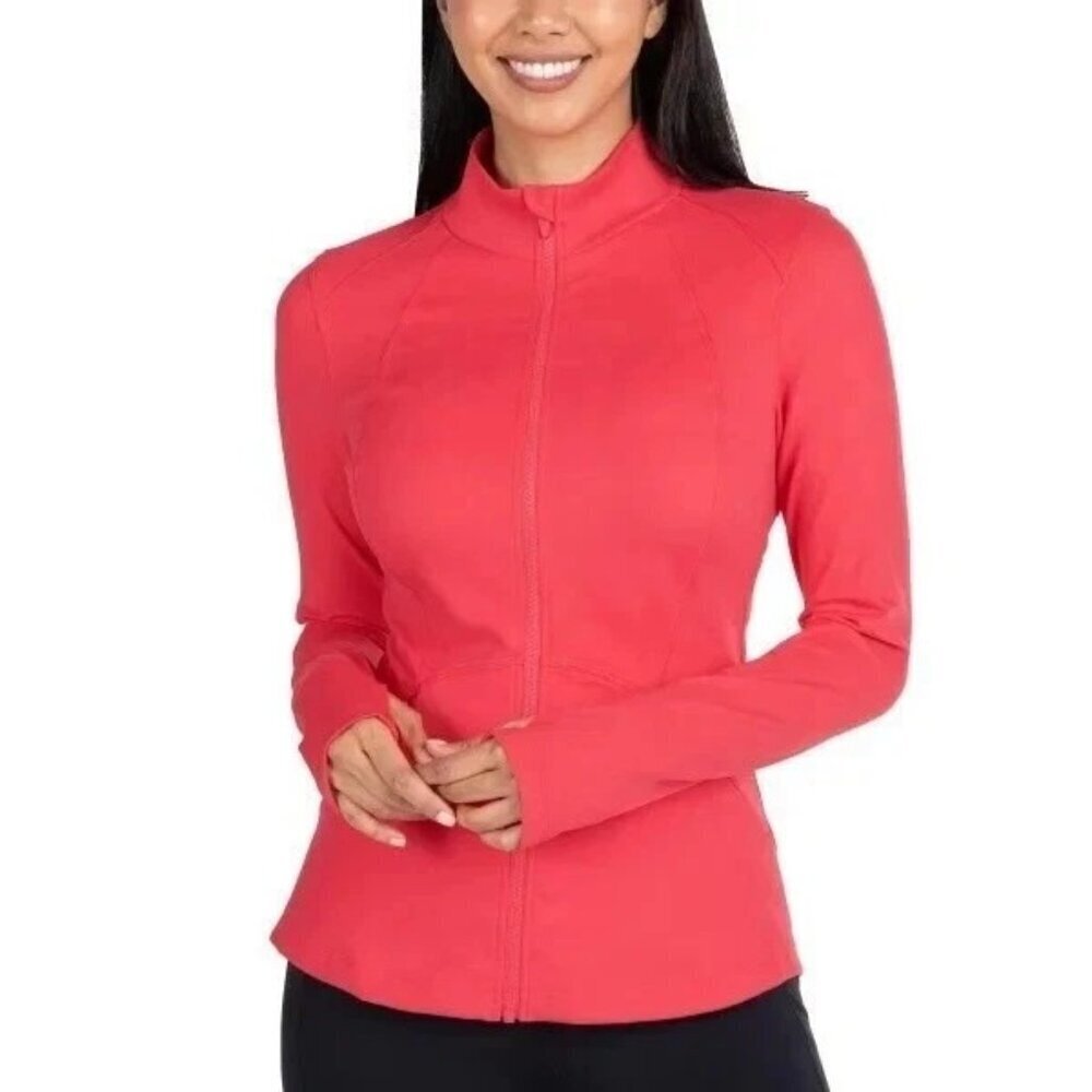 NEW Spyder Active Women's XXL Pink Active Yoga Jacket Full Zip Vent back L1134
